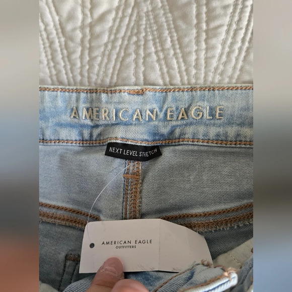 AE Next Level Stretch Hi Rise Jegging Sz 12 Short - Picture 10 of 13